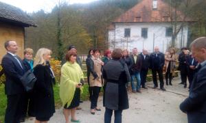 Iz Rogle so se v nadaljevanju delovnega dne gostje najprej oglasili na golf igrišču Zlati grič v Slovenskih Konjicah, nato pa se prepustili tišini Žičke kartuzije