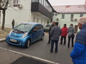 Spoznavanje z elektičnim avtomobilom